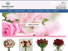 Tablet Screenshot of botanybayflorist.com